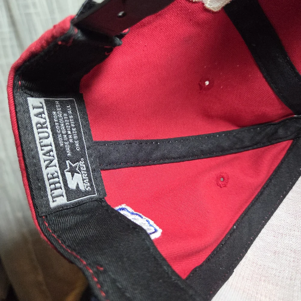 STARTER Bold Red and Black Cap